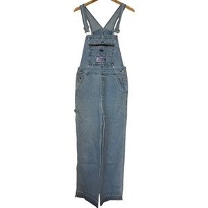 Vtg Y2K PowerPuff Girls Denim Overalls Medium 100% Cotton